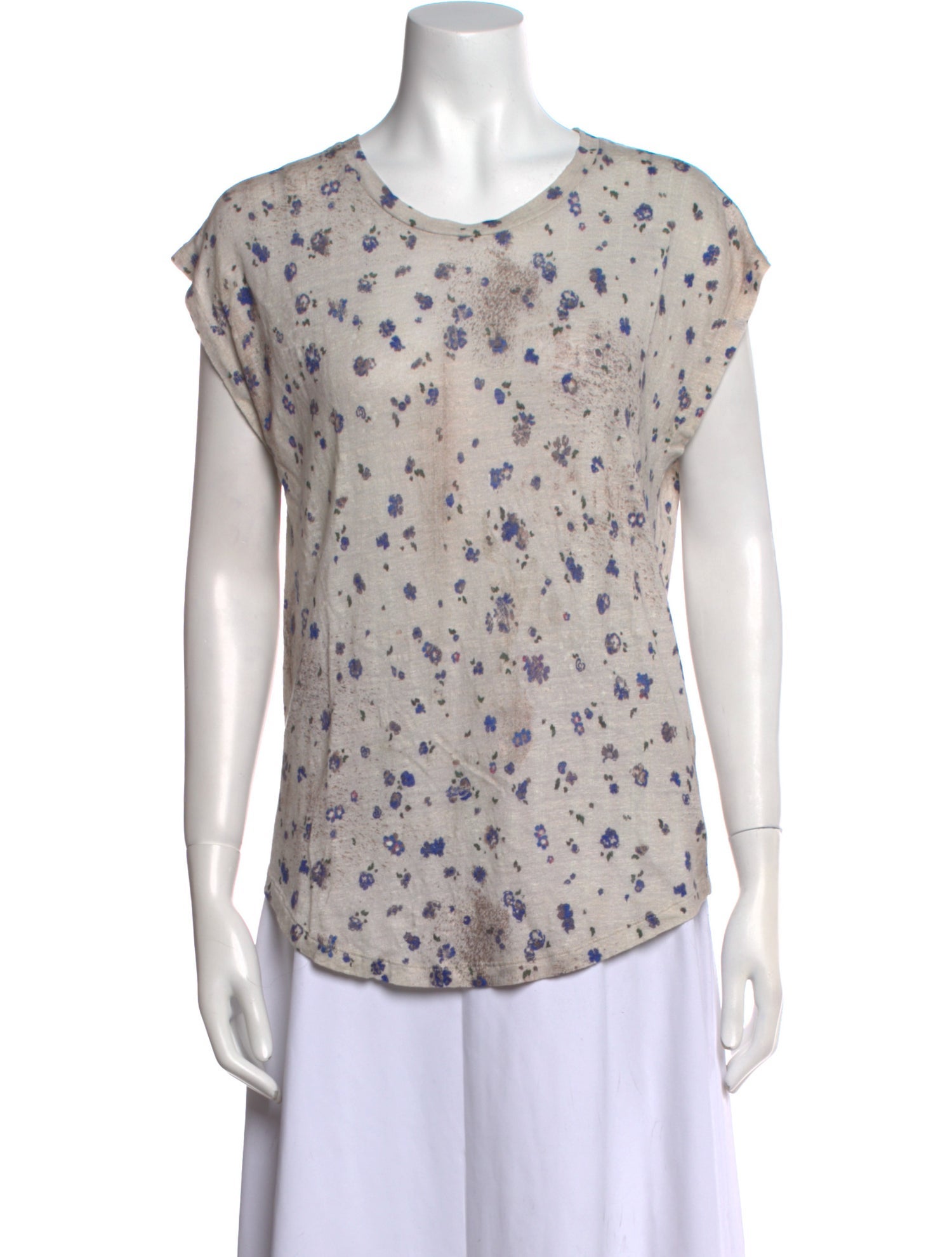 Iro Linen Printed T-Shirt