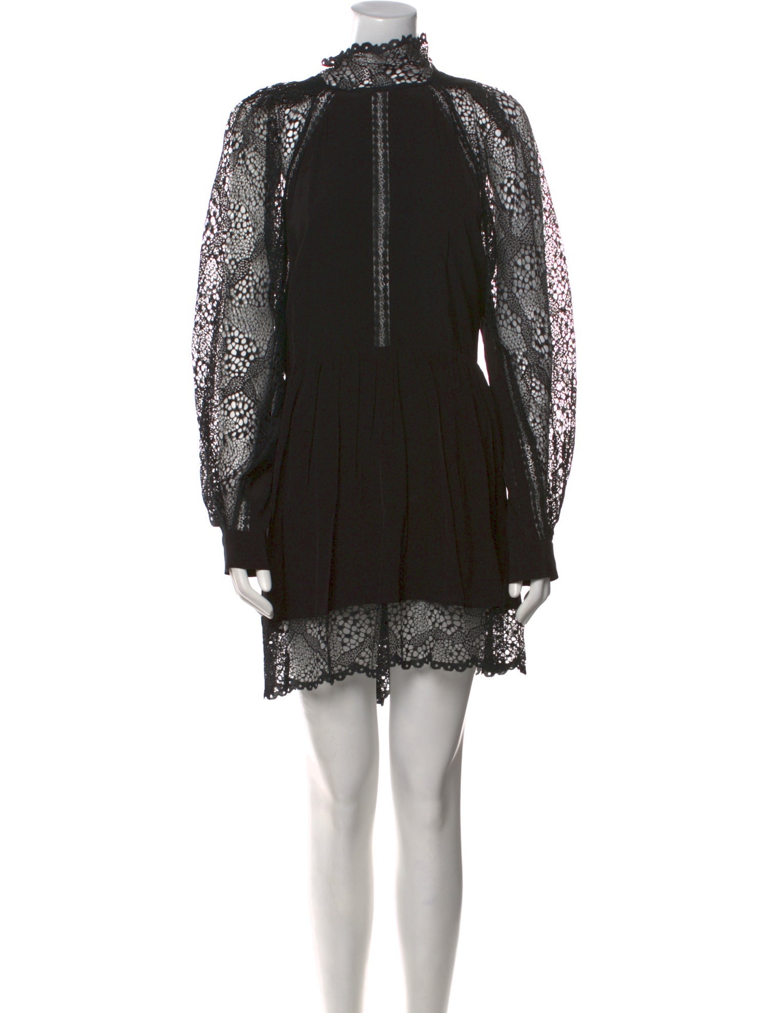 Iro Mock Neck Mini Dress