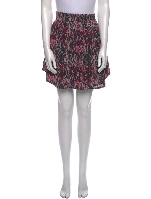 Iro Printed Mini Skirt