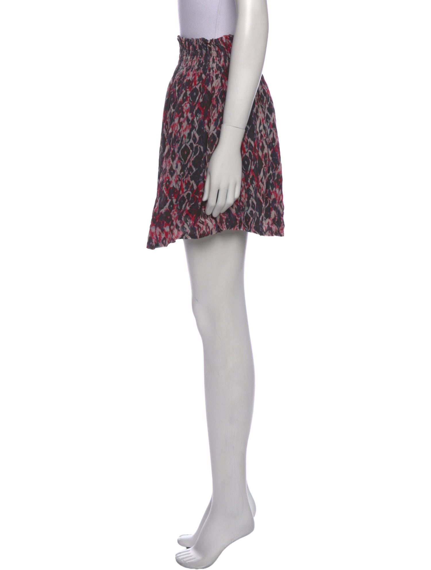 Iro Printed Mini Skirt