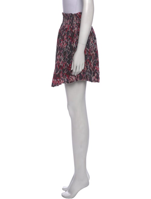 Iro Printed Mini Skirt