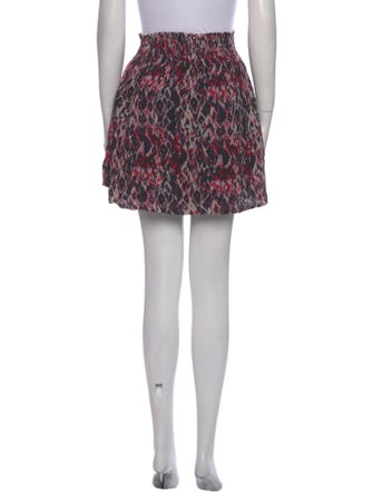 Iro Printed Mini Skirt