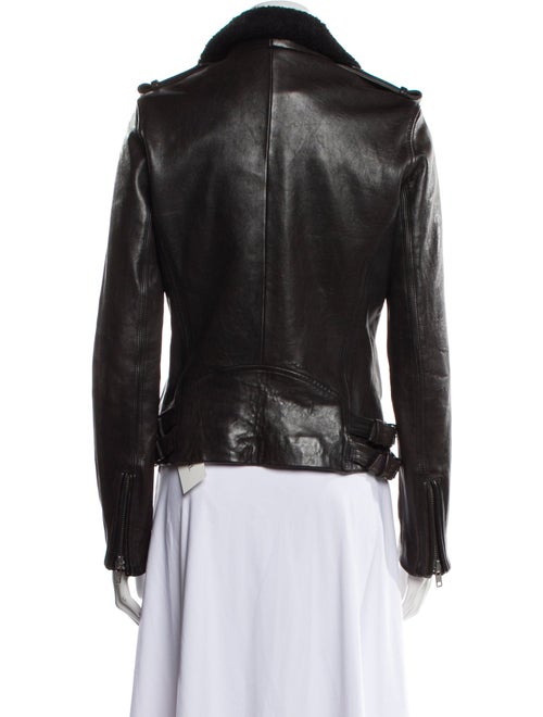 Iro Lamb Leather Fur Jacket