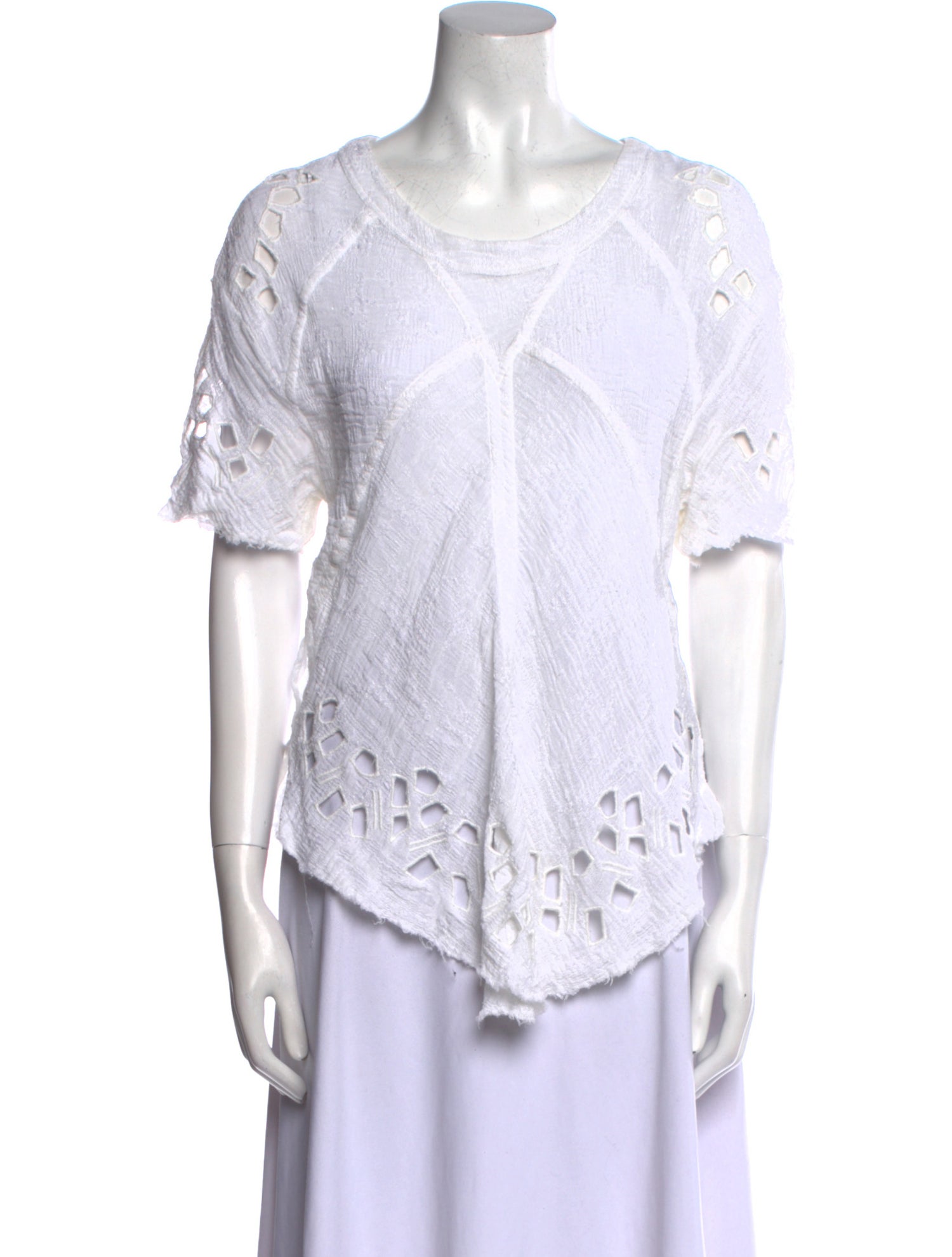 Iro Printed Scoop Neck T-Shirt