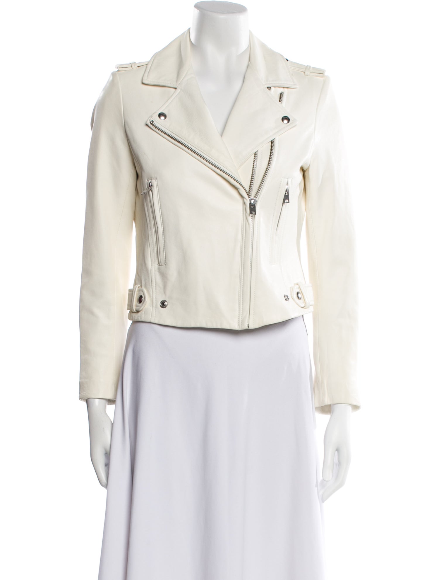 Iro Lamb Leather Biker Jacket