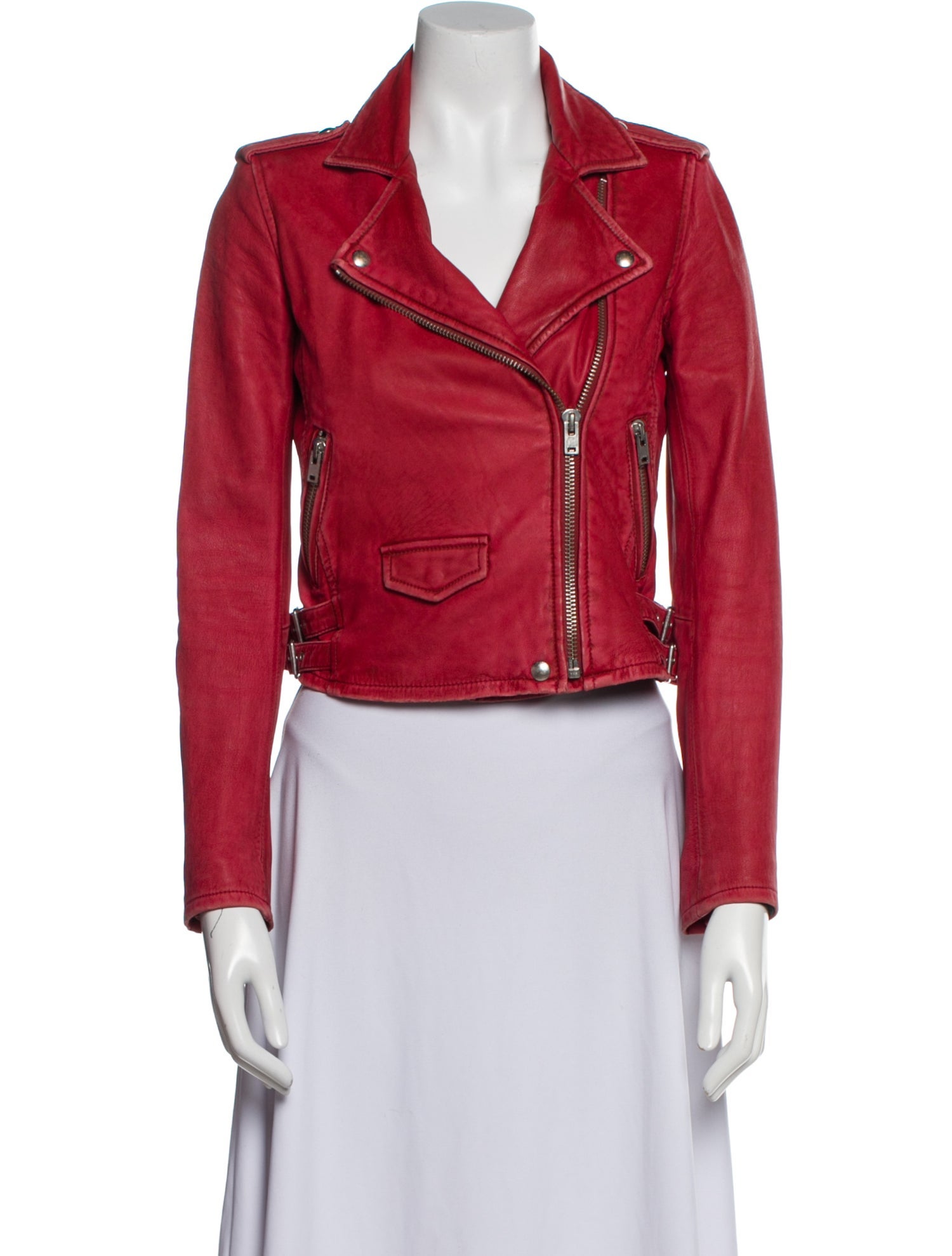 Iro Lamb Leather Biker Jacket