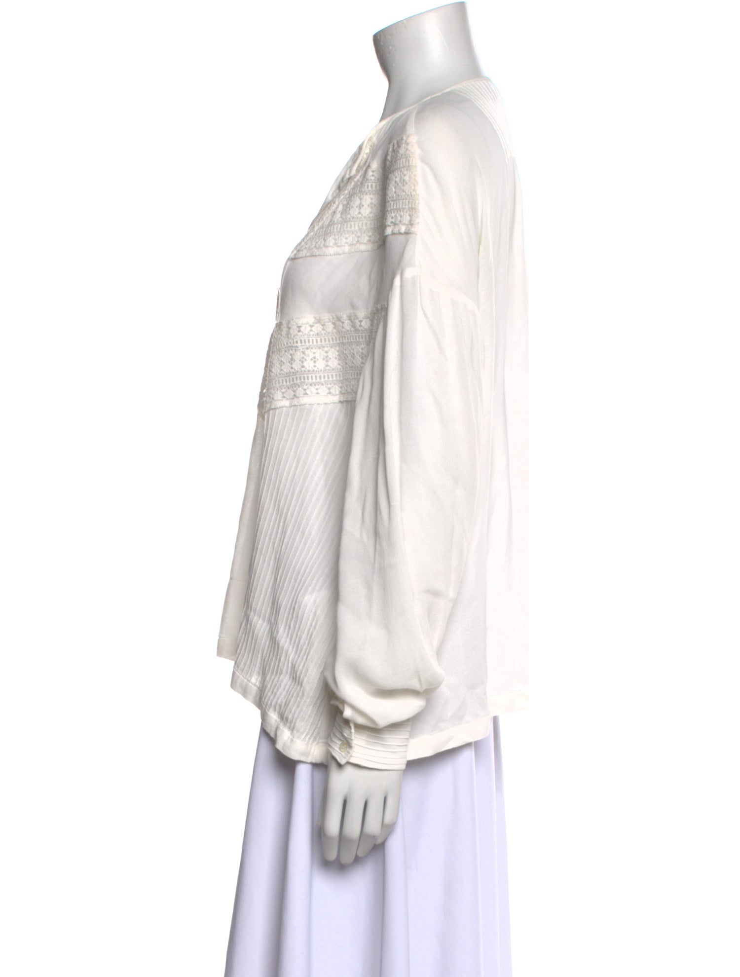 Iro V-Neck Long Sleeve Blouse