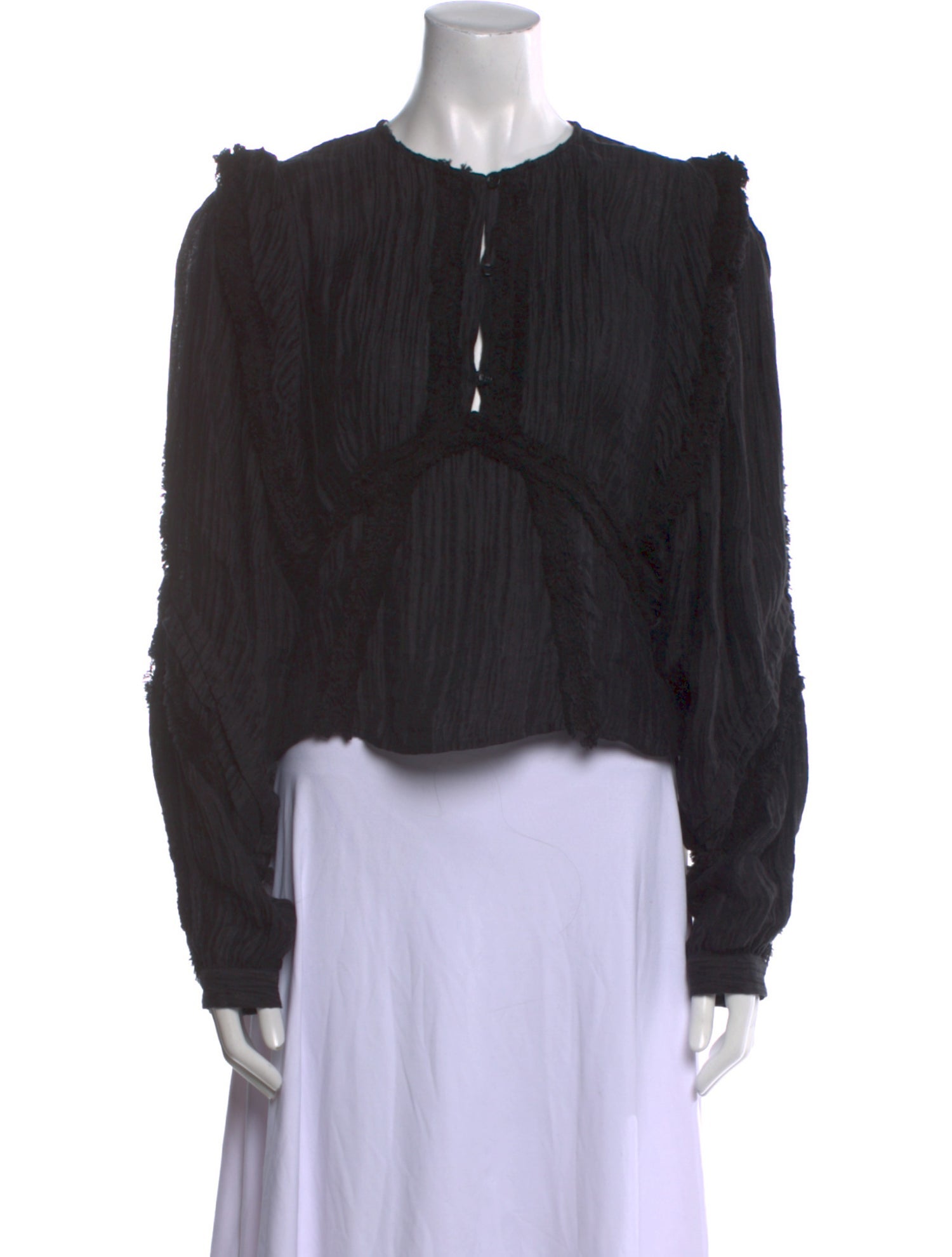 Iro Linen Crew Neck Blouse