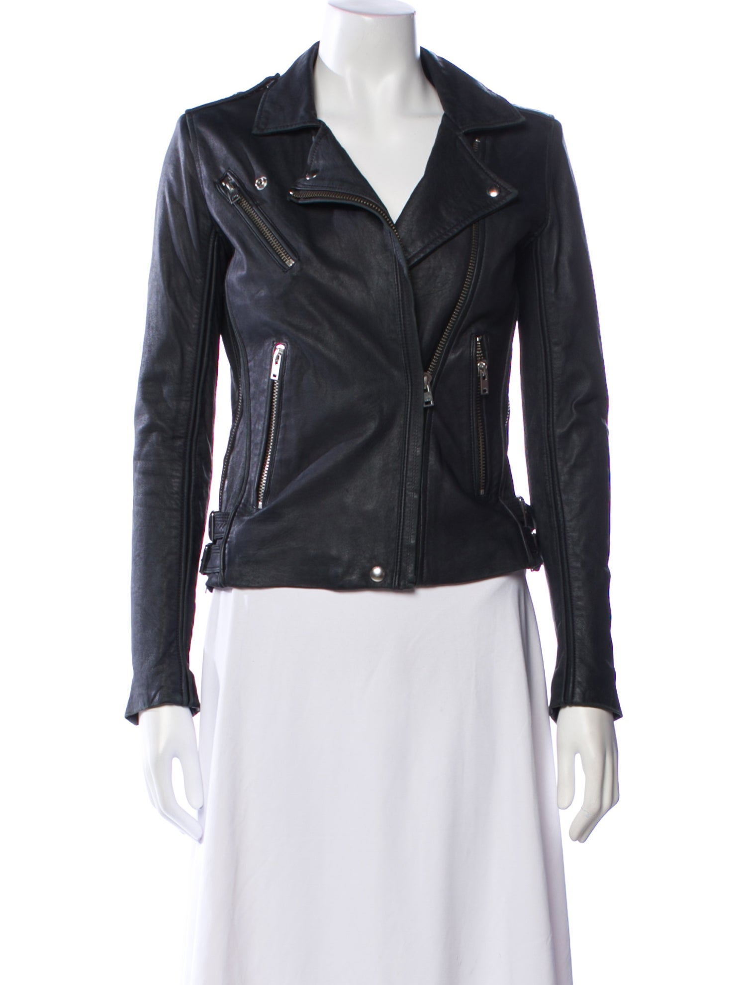 Iro Lamb Leather Biker Jacket
