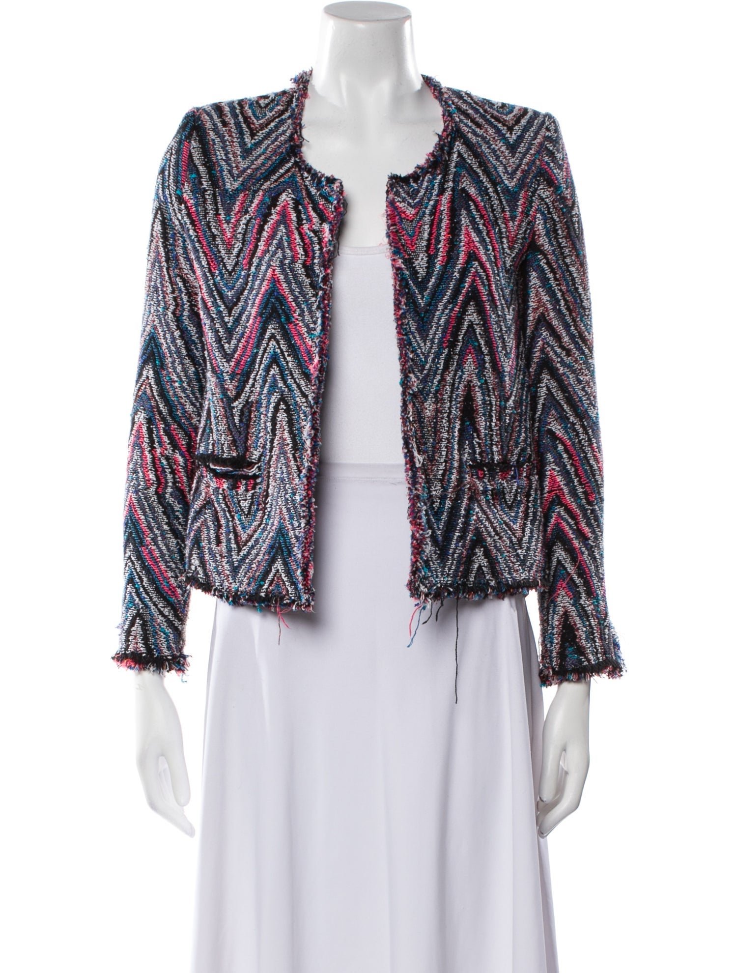 Iro Tweed Pattern Jacket