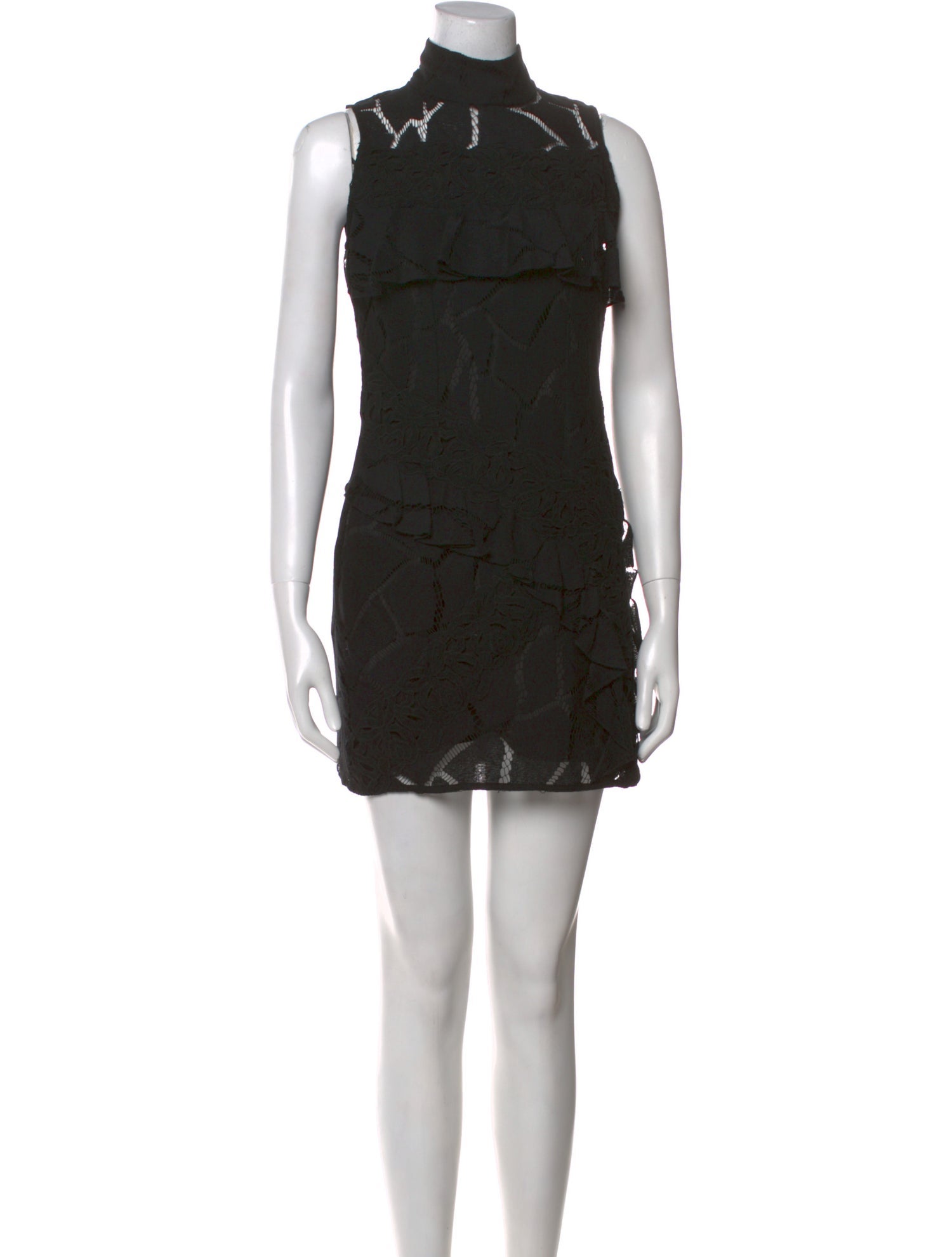 Iro Turtleneck Mini Dress