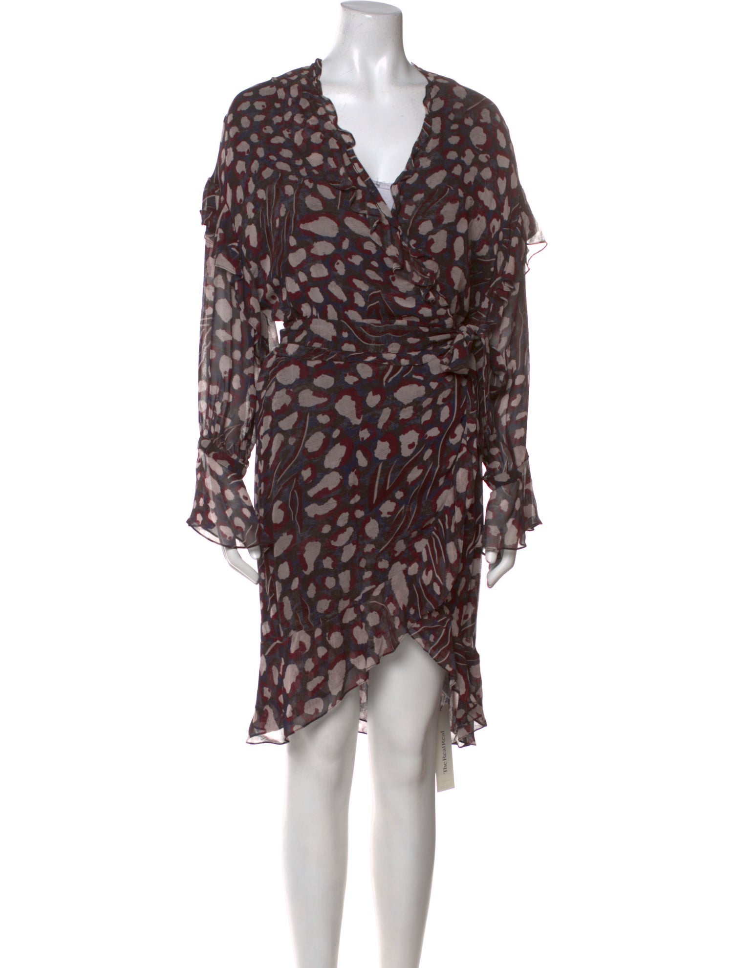 Iro Printed Knee-Length Dress