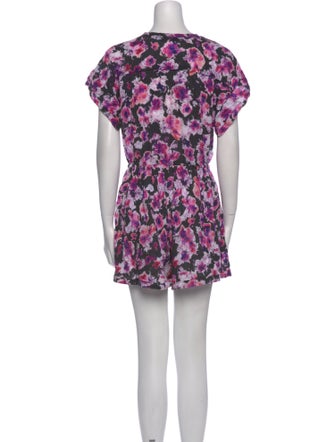 Iro Floral Print V-Neck Romper