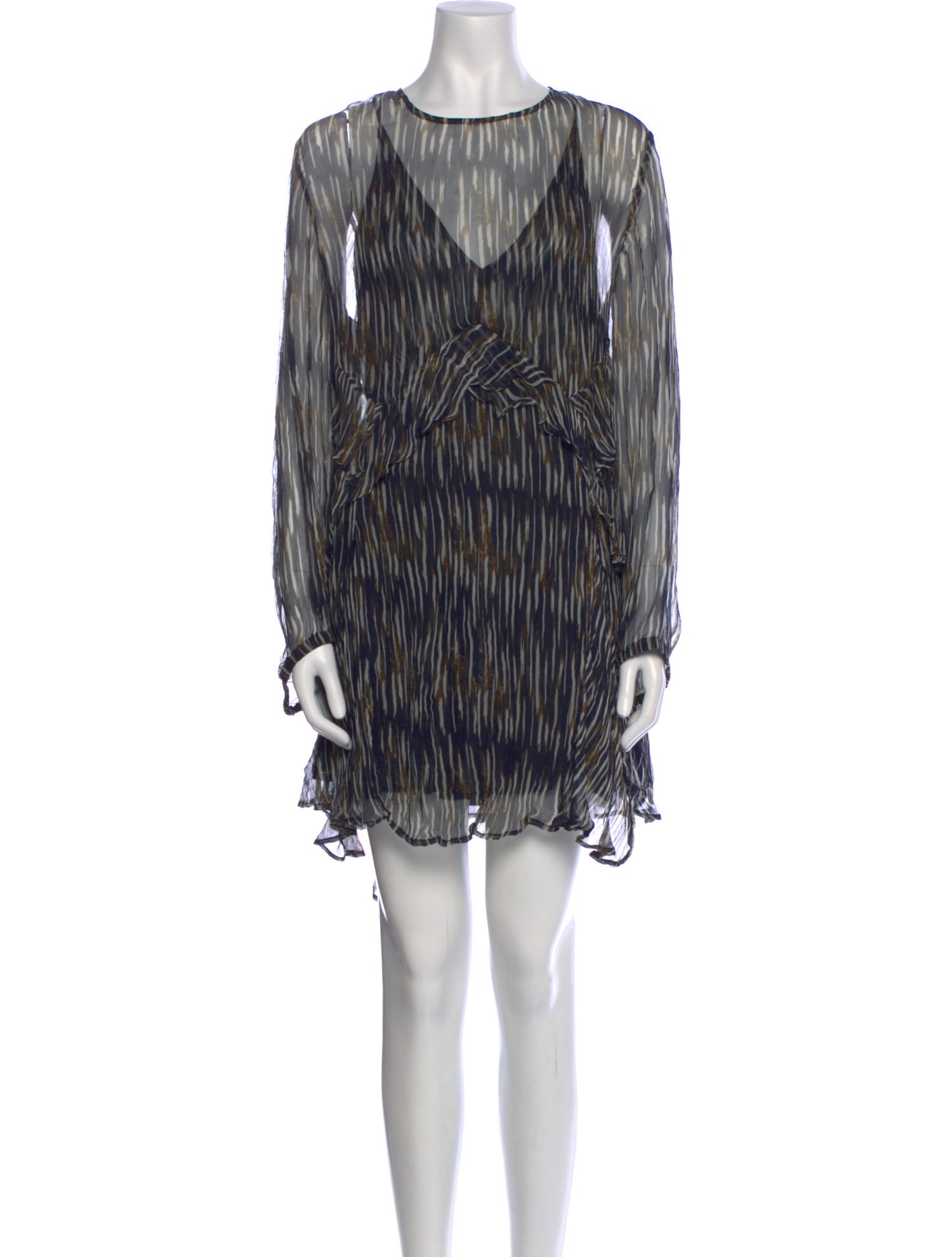 Iro Printed Mini Dress