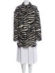 Iro Animal Print Faux Fur Jacket