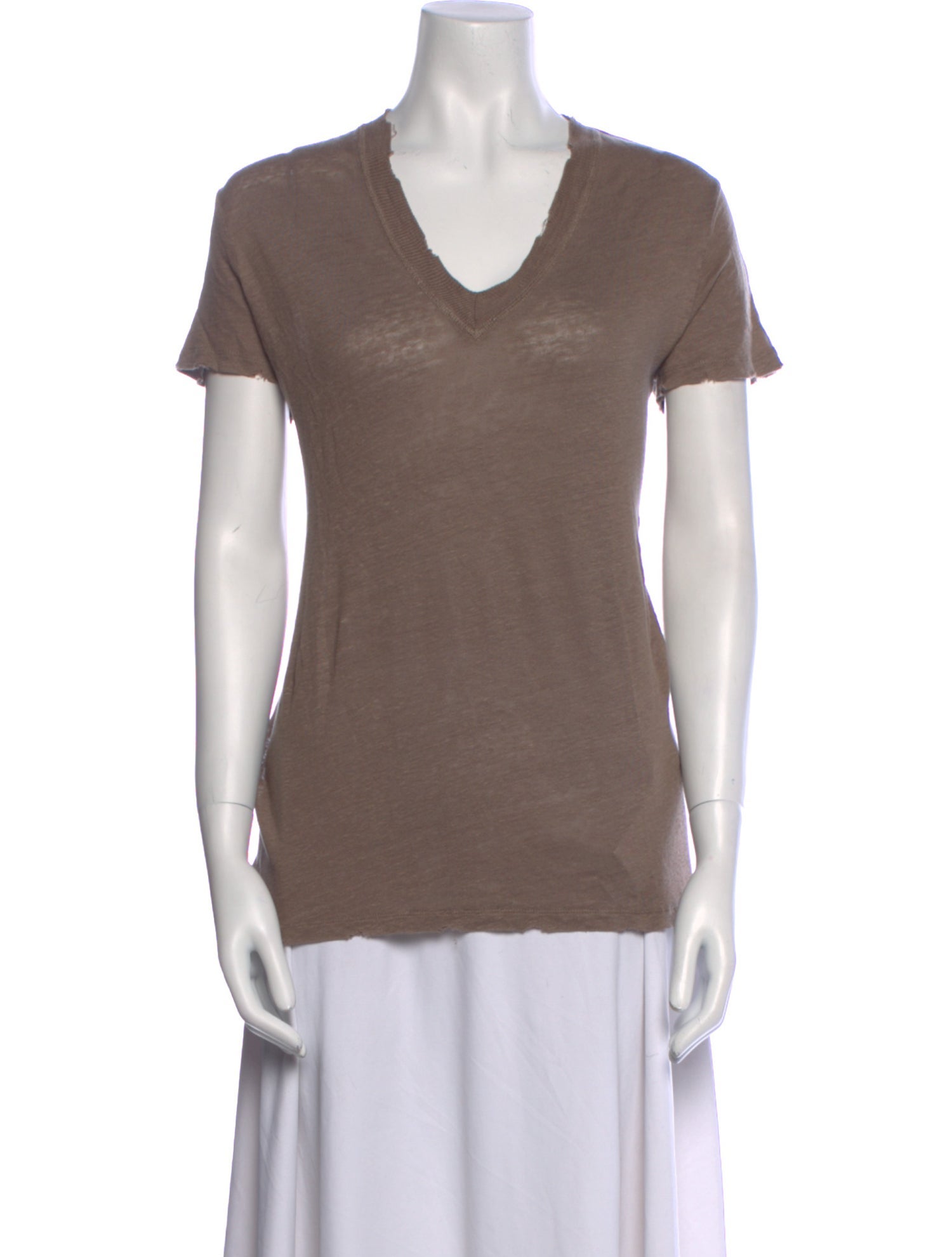 Iro Linen V-Neck T-Shirt