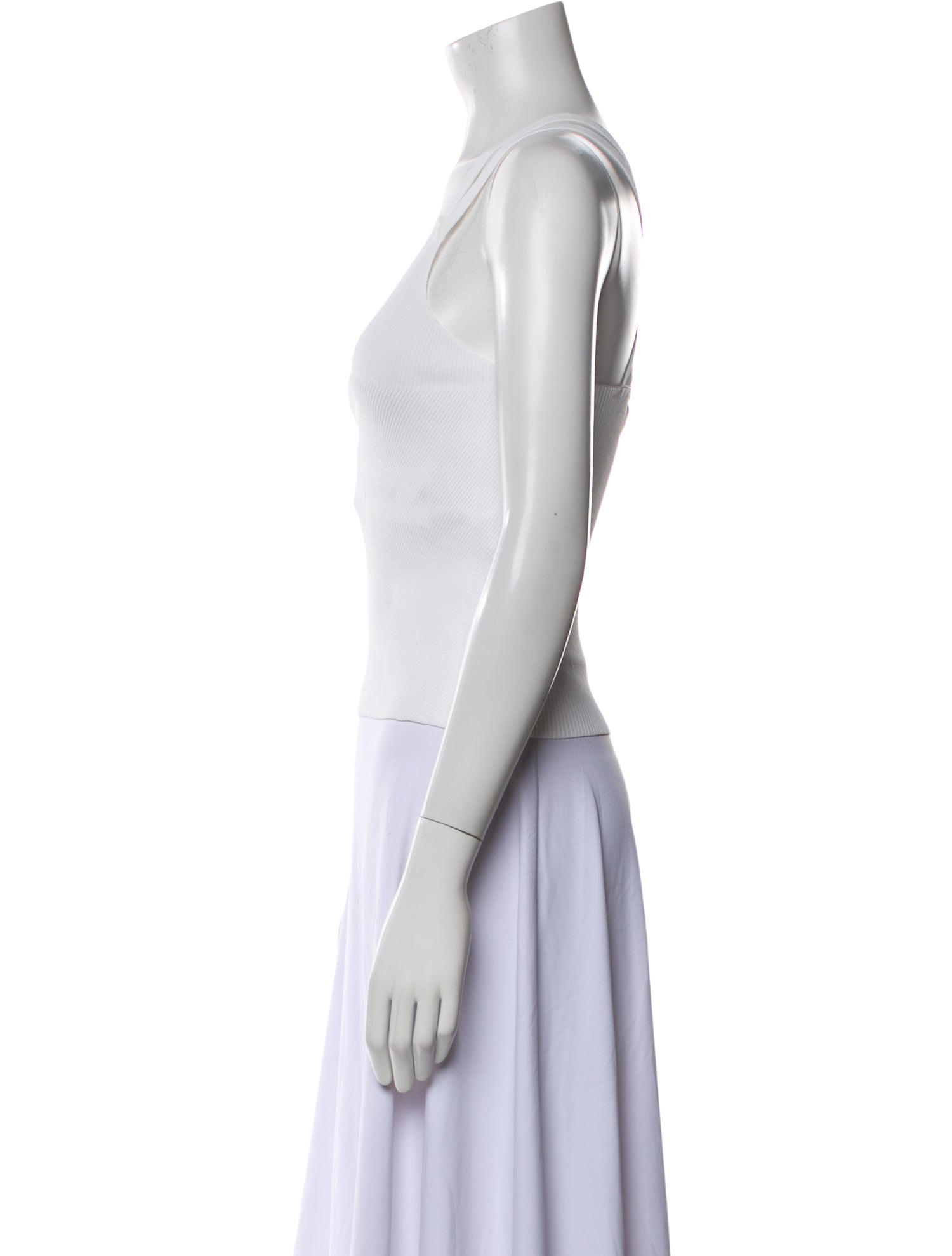 Iro V-Neck Sleeveless Crop Top