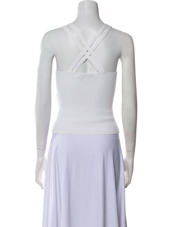 Iro V-Neck Sleeveless Crop Top