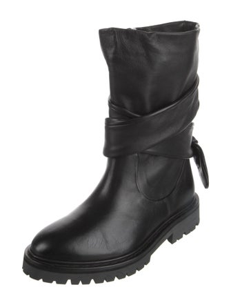 Iro Leather Bow Accents Boots