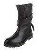 Iro Leather Bow Accents Boots