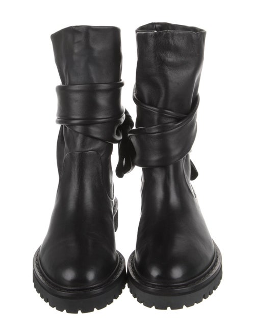 Iro Leather Bow Accents Boots