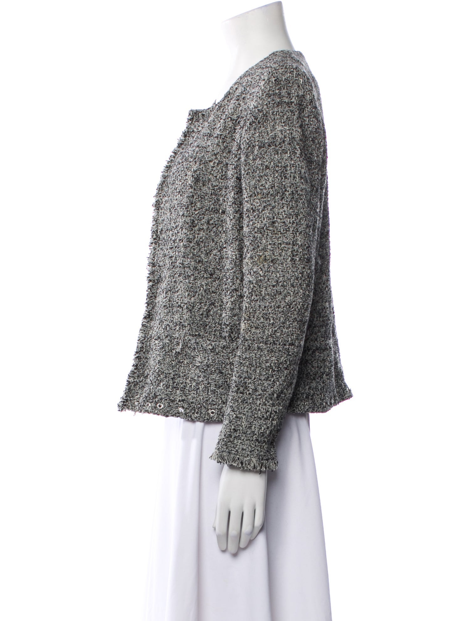 Iro Tweed Pattern Evening Jacket