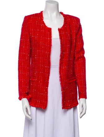 Iro Wool Tweed Pattern Jacket