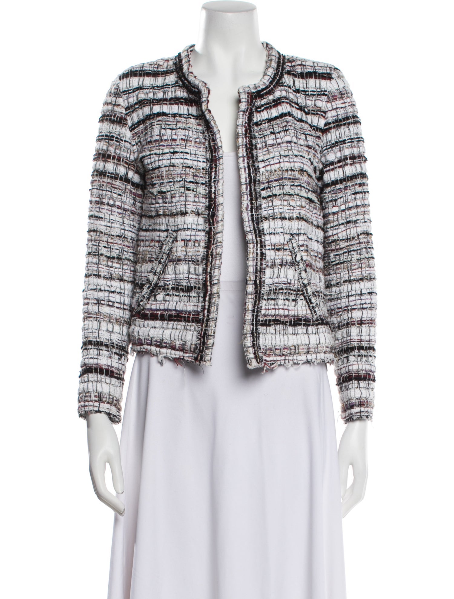 Iro Tweed Pattern Evening Jacket
