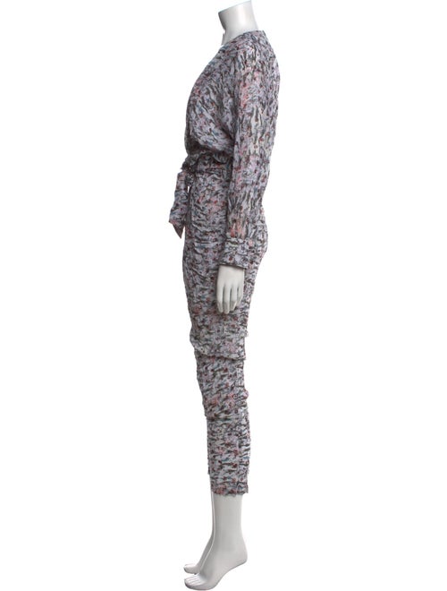 Iro Printed V-Neck Jumpsuit