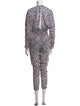 Iro Printed V-Neck Jumpsuit