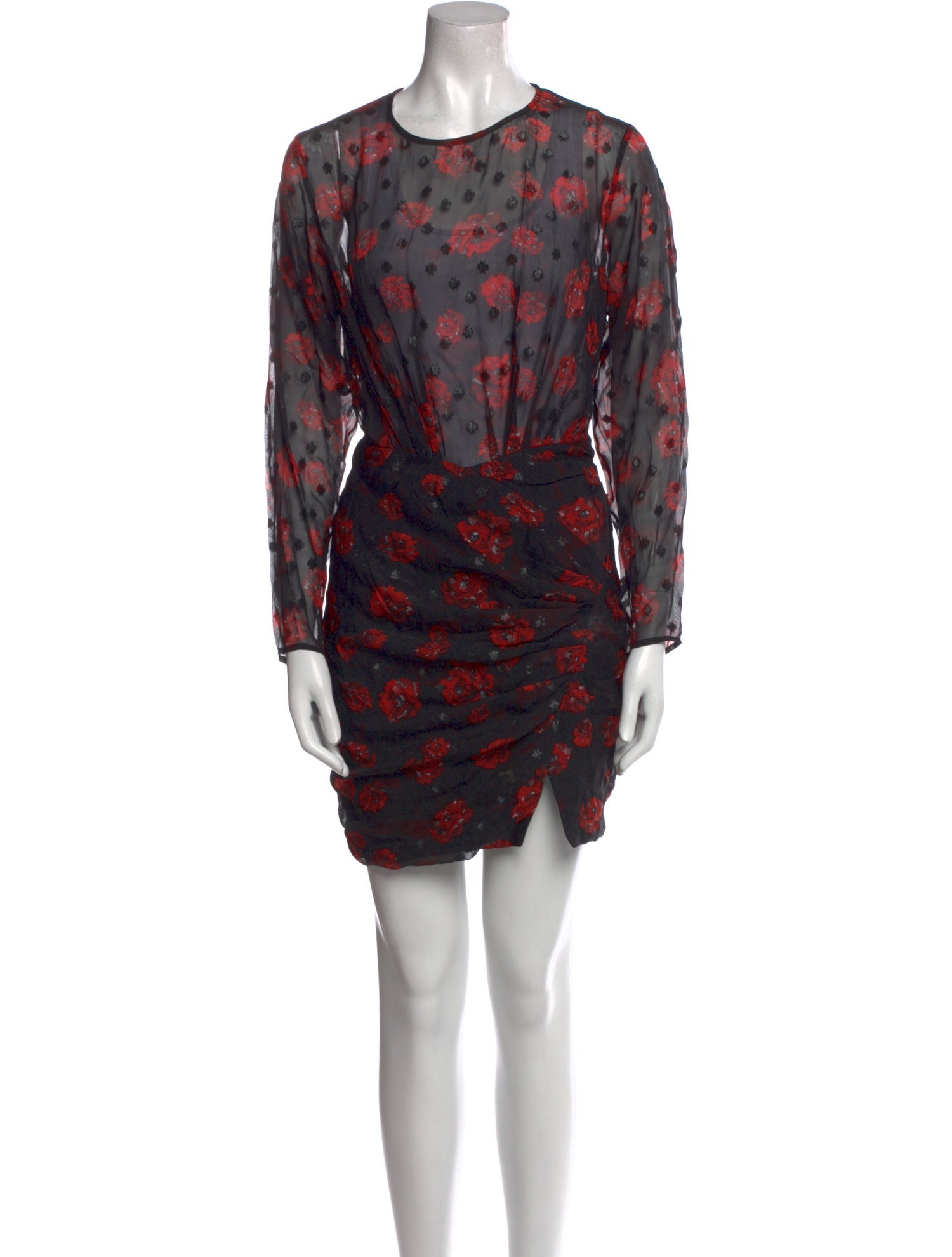 Iro Printed Mini Dress