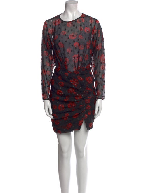 Iro Printed Mini Dress