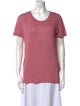 Iro Linen Scoop Neck T-Shirt