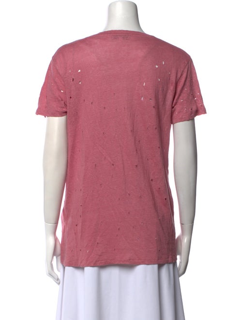 Iro Linen Scoop Neck T-Shirt