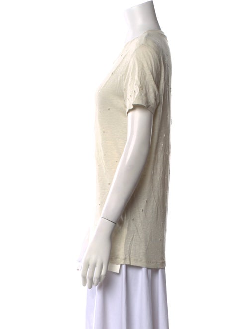 Iro Linen Scoop Neck T-Shirt