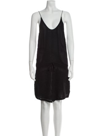 Iro Scoop Neck Mini Dress