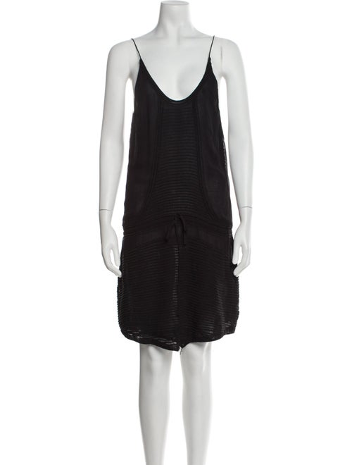 Iro Scoop Neck Mini Dress