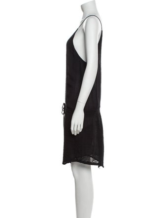 Iro Scoop Neck Mini Dress