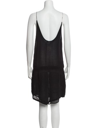 Iro Scoop Neck Mini Dress