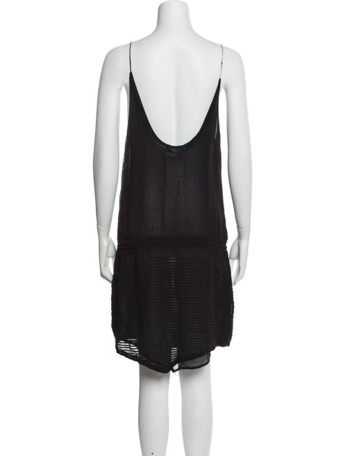 Iro Scoop Neck Mini Dress