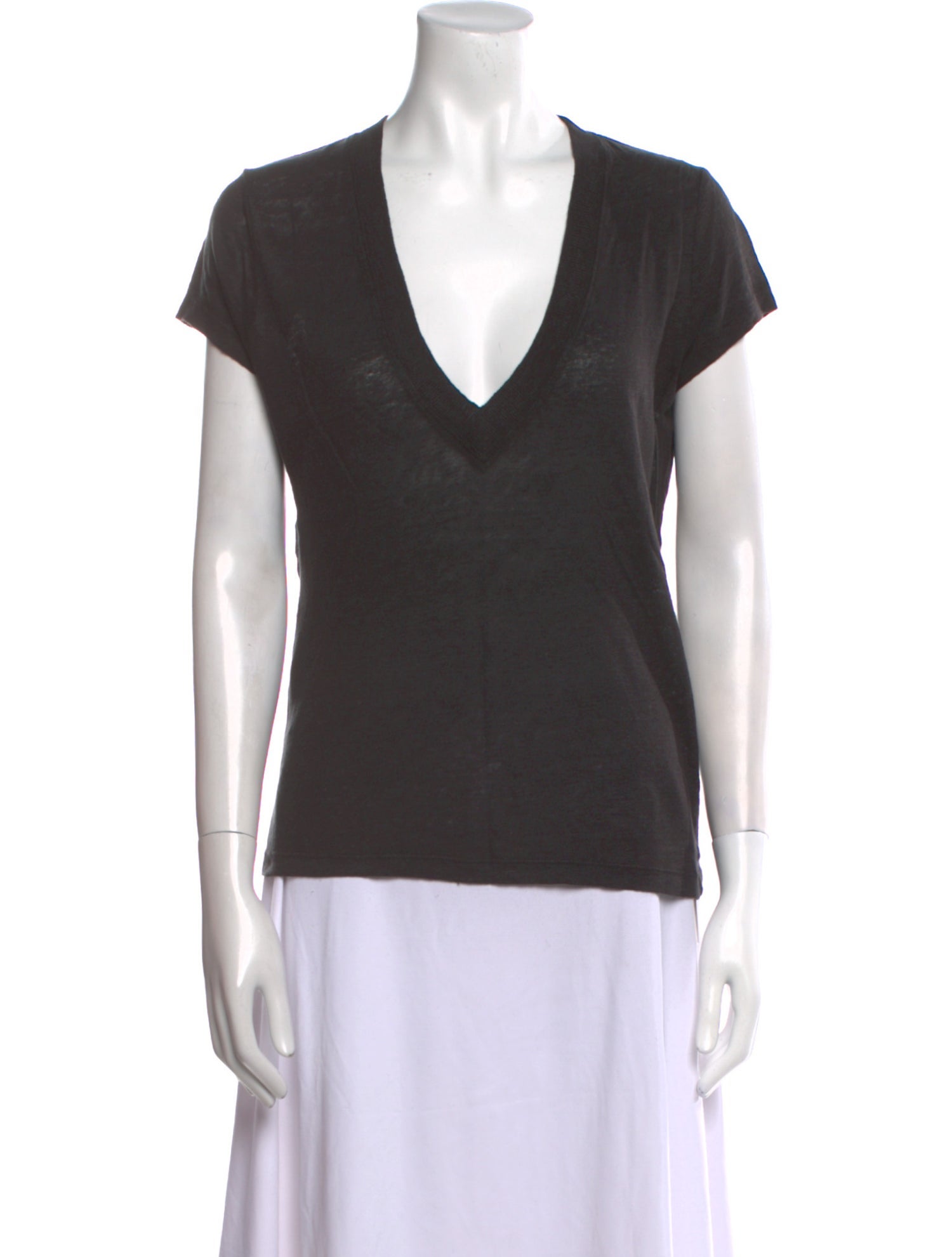 Iro Linen V-Neck T-Shirt