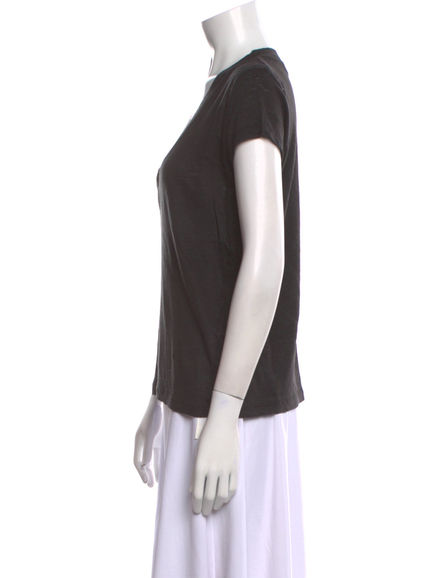 Iro Linen V-Neck T-Shirt