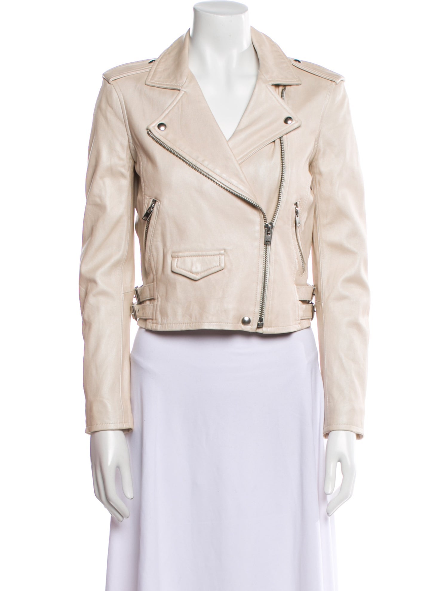 Iro Lamb Leather Biker Jacket