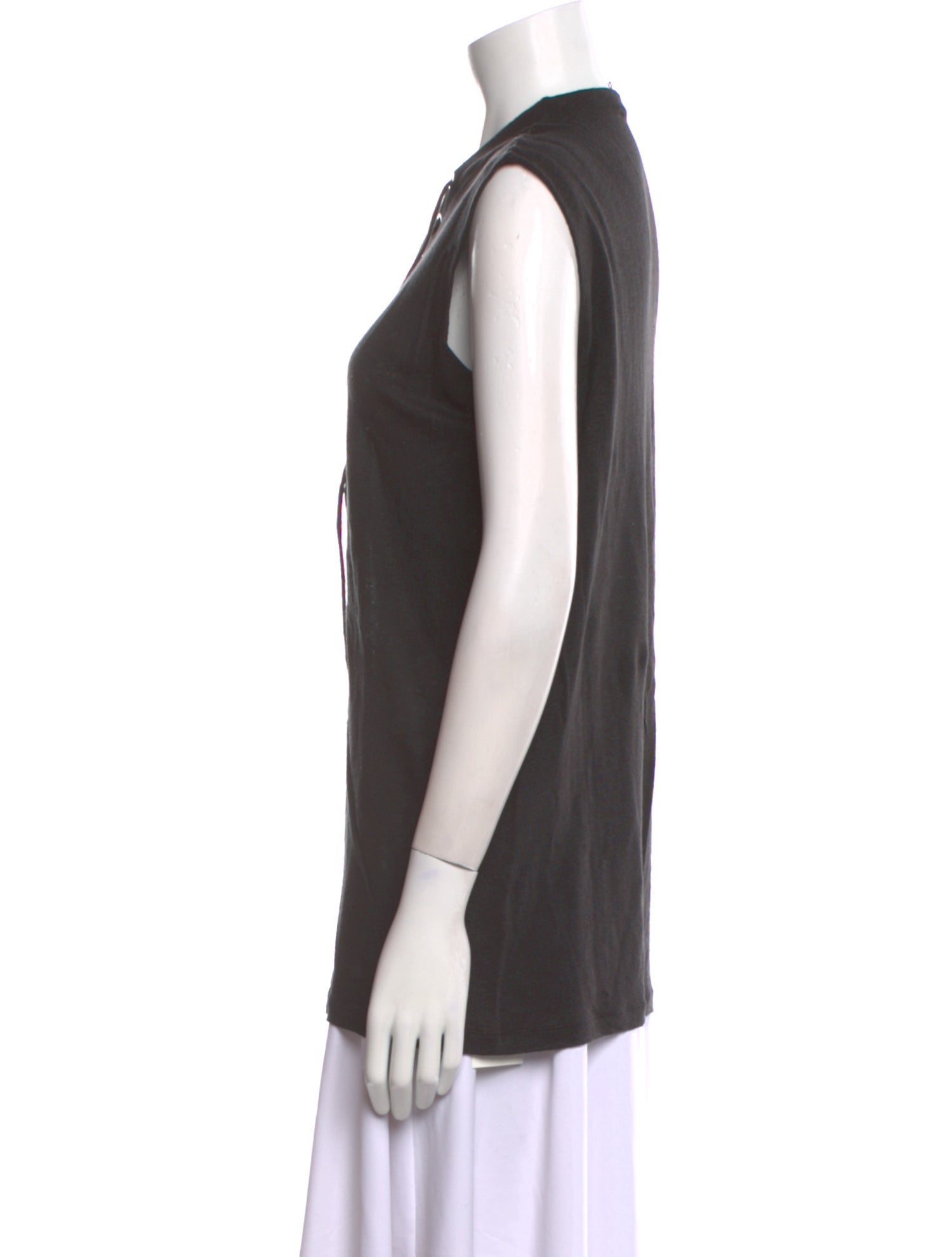 Iro Linen V-Neck Top