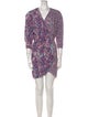 Iro Printed Mini Dress