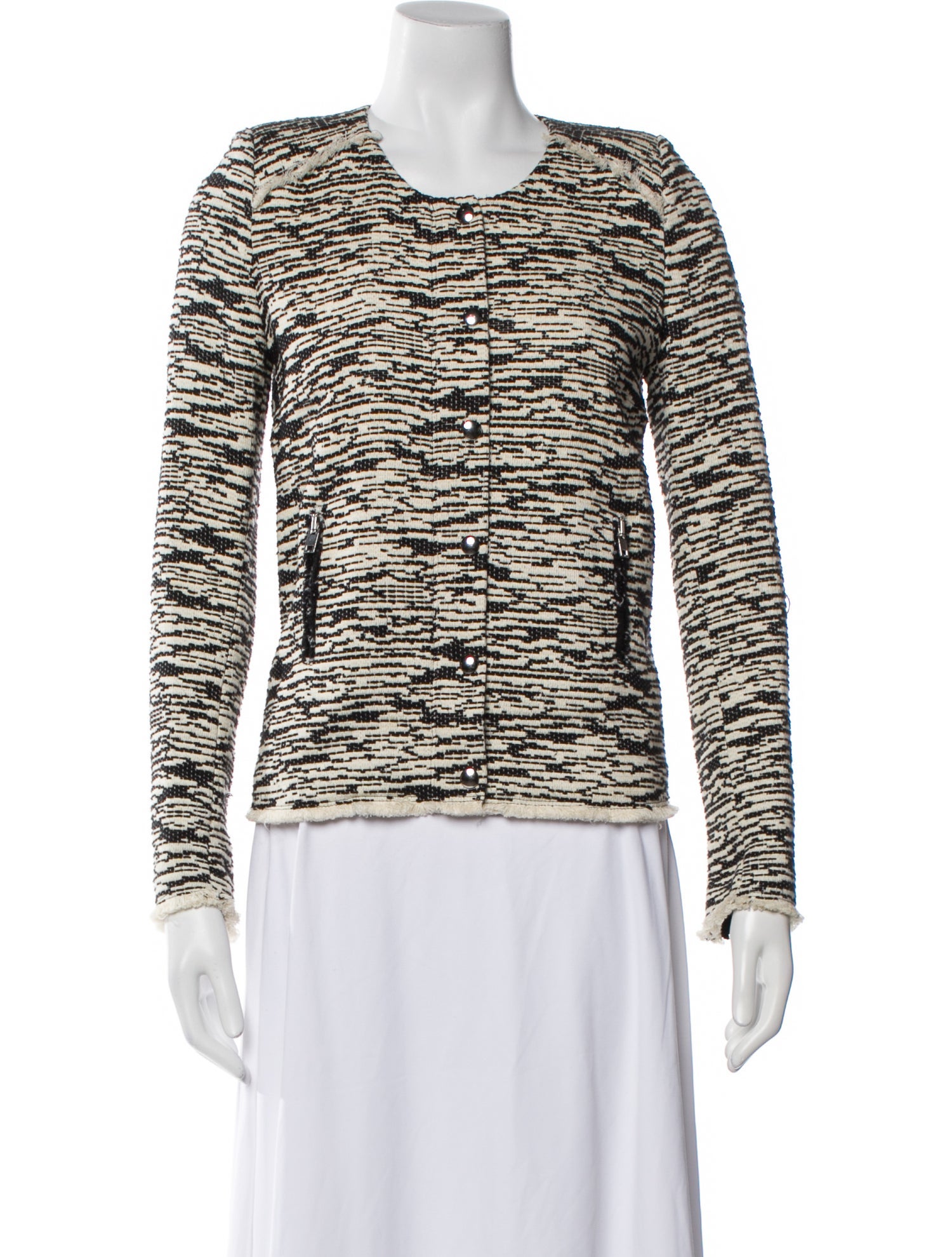 Iro Tweed Pattern Jacket