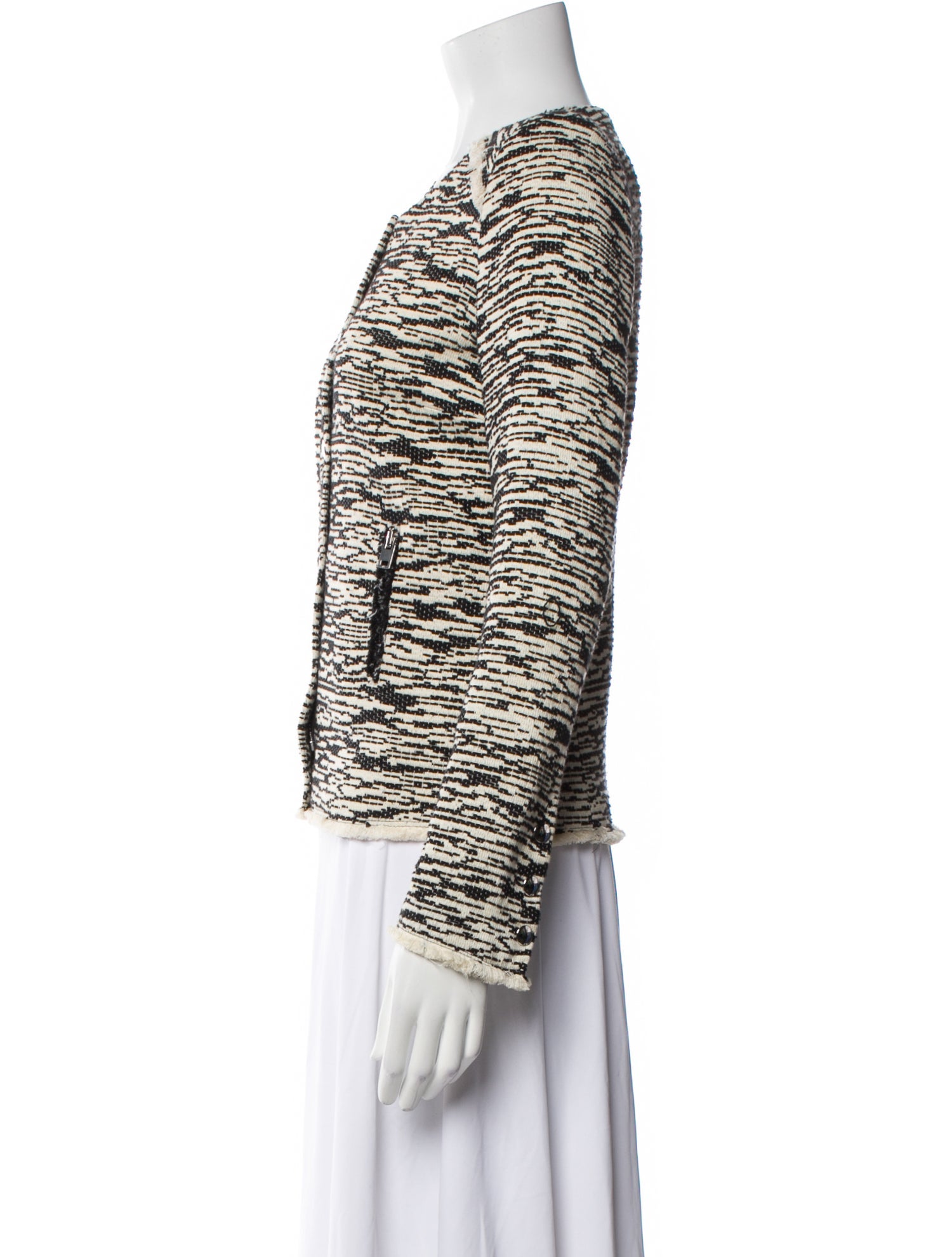 Iro Tweed Pattern Jacket