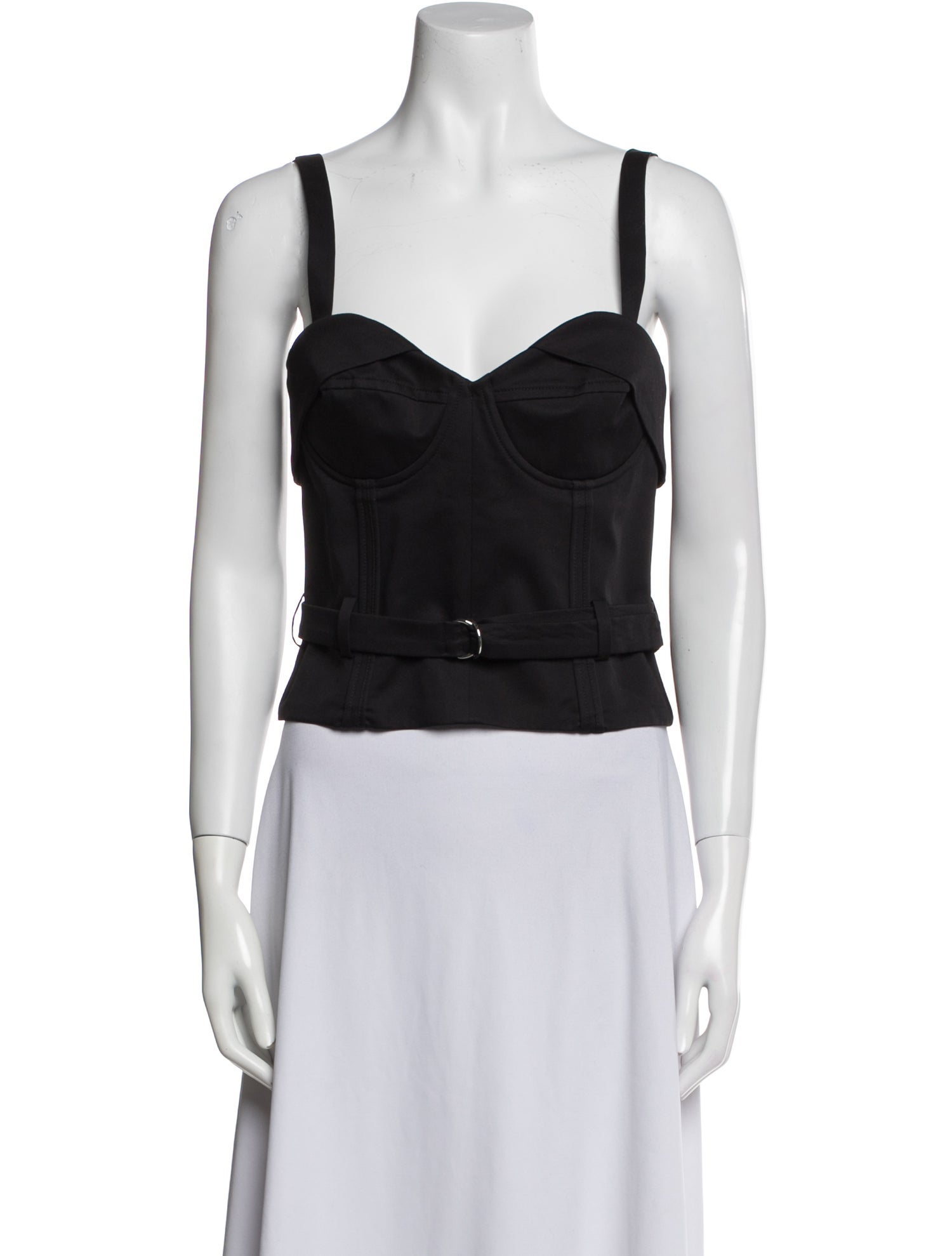 Iro V-Neck Sleeveless Crop Top