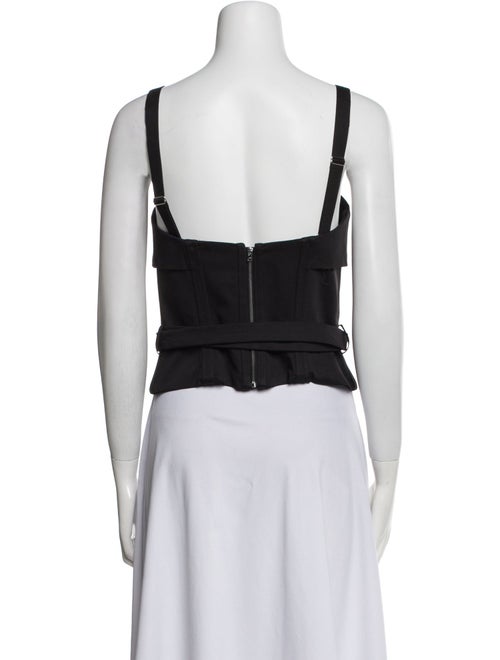 Iro V-Neck Sleeveless Crop Top