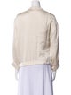Iro Linen Striped Bomber Jacket